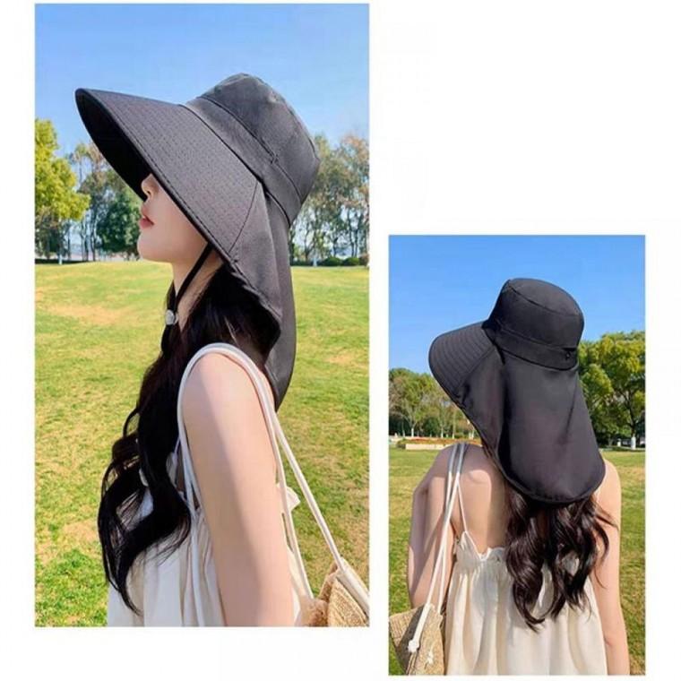 와이드 플랩캡 썬캡 휴양지 모자 여성 여름 챙모자