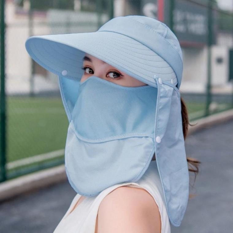 얼굴가리개 썬캡 자외선차단 챙모자 농부모자 선캡
