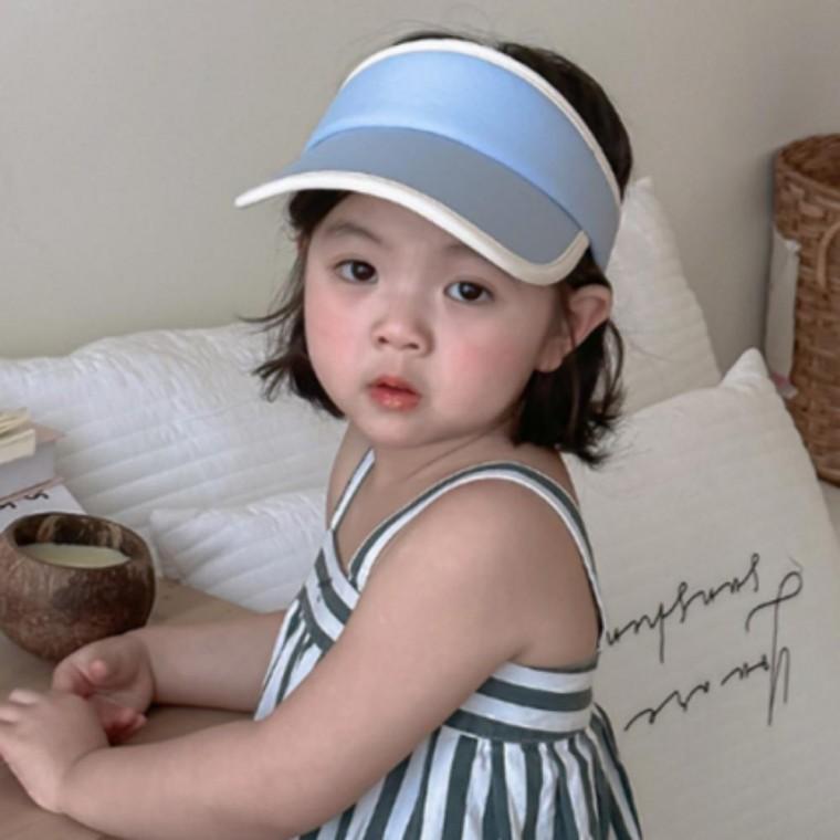 아동 여름 키즈 유아 선캡 말랑 파스텔 썬캡 모자