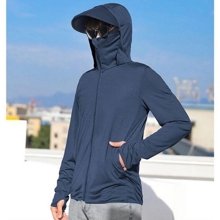 냉감 썬캡 핑거홀 1P 점퍼 여름 탈부착 남성 아이스