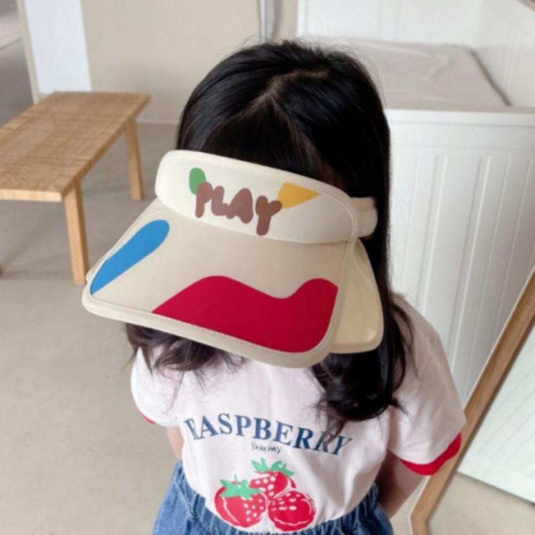 아동 여름 키즈 여아 옆날개 사이드 챙 모자 썬캡