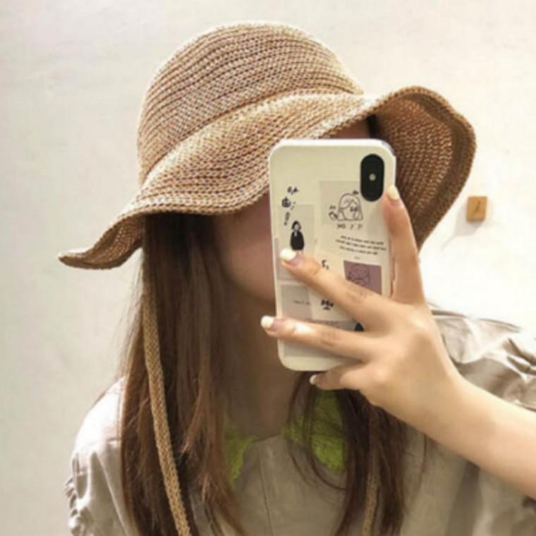 여성용 시원한 통풍 벙거지 모자 러블리 썬캡 버킷햇 여름 자외선차단 바캉스 비치 외출용 패션 모자