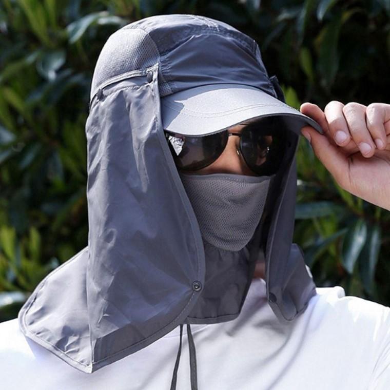 UV 차단 등산 모자 햇빛 가리개 썬캡 탈부착형 패션 여름 자외선 야외 활동 방수모자