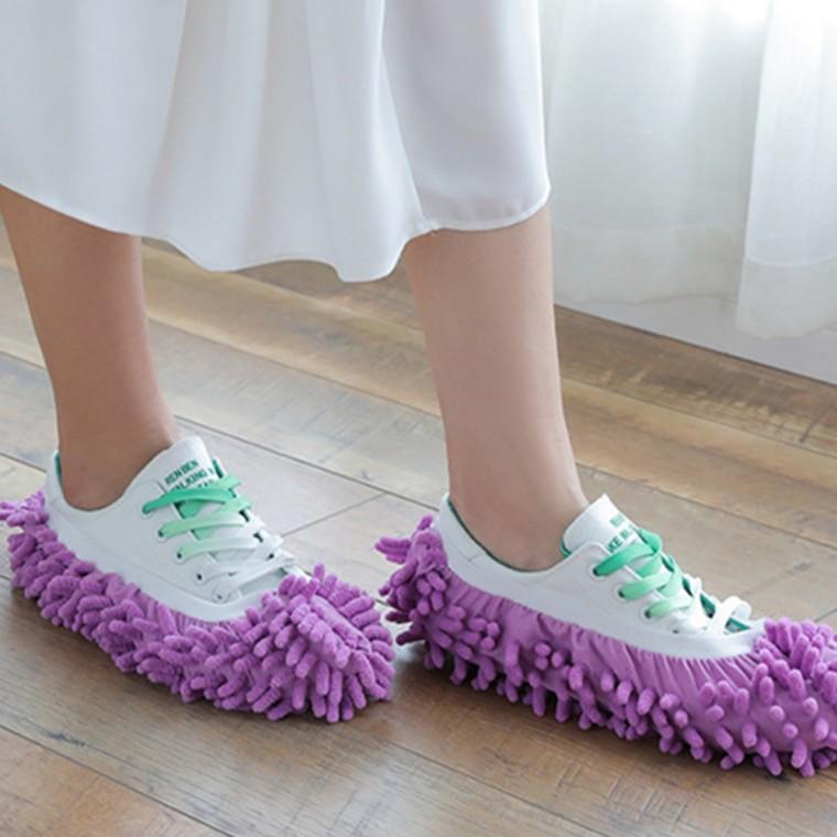 극세사 발걸레 1P 거실 바닥 청소 걸레 슬리퍼