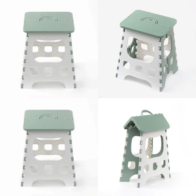 간이 접이식 의자 33.5x27cm 그린 낮은의자 접는의자