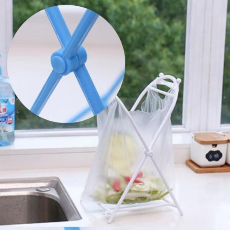 음식물쓰레기통 접이식 캠핑용 봉투거치대 쓰레기봉투걸이 DD-10928 분리수거함