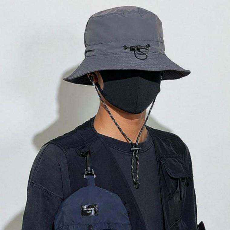 포켓햇 휴대용 모자 접이식 사파리 모자 수납 가능 등산 모자 캠핑 낚시 아웃도어용 자외선차단 휴대 간편