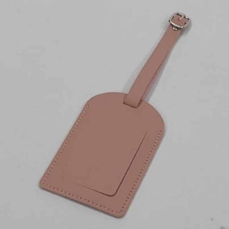 네임택 골프백 커버형 핑크 가방이름표 골프가방이름표 캐리어표시 캐리어택