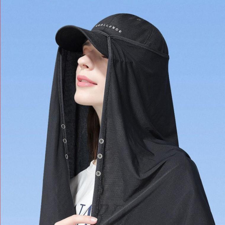 쿨링 넥숄더 모자 자외선차단 냉감 골프 등산 햇빛가리개