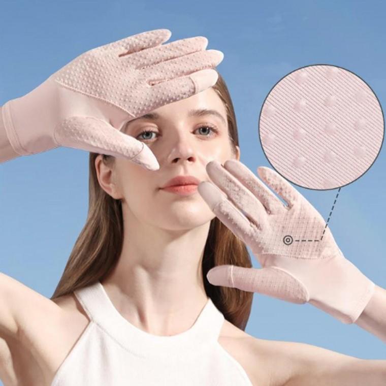 HESI4806 햇빛 차단 미끄럼 방지 쿨링 장갑 등산 골프 여름장갑