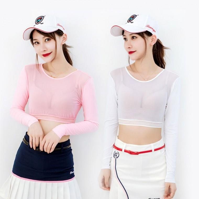 골프 쿨티셔츠 매쉬 이너웨어 여성 통풍 긴팔