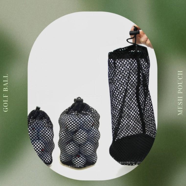 골프공 메쉬 파우치 주머니 케이스 포켓 가방 공 수납백 볼 바구니 망