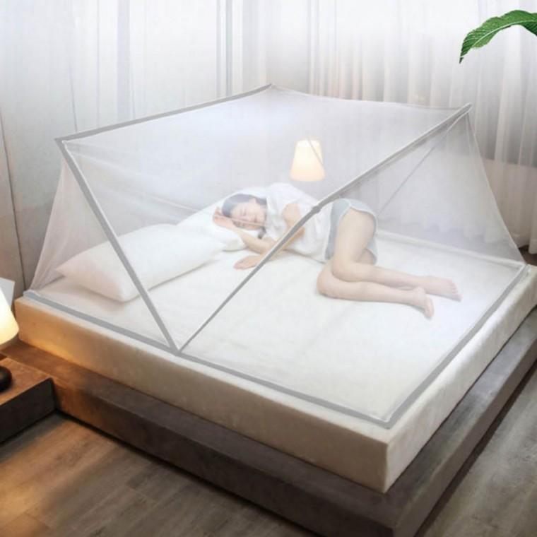 모기장 폴딩 원터치 침대 실내 거실 캠핑