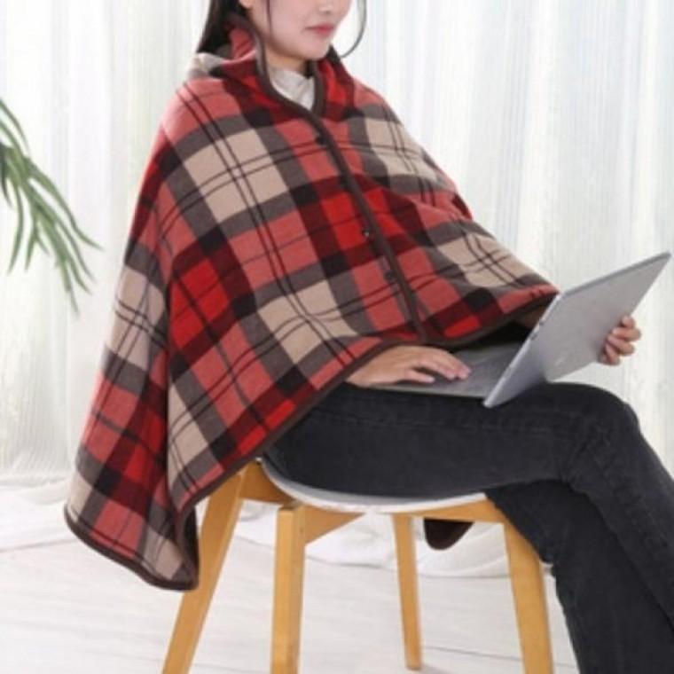 극세사 망토 가정용 사무실 포근한 담요 캠핑 방한