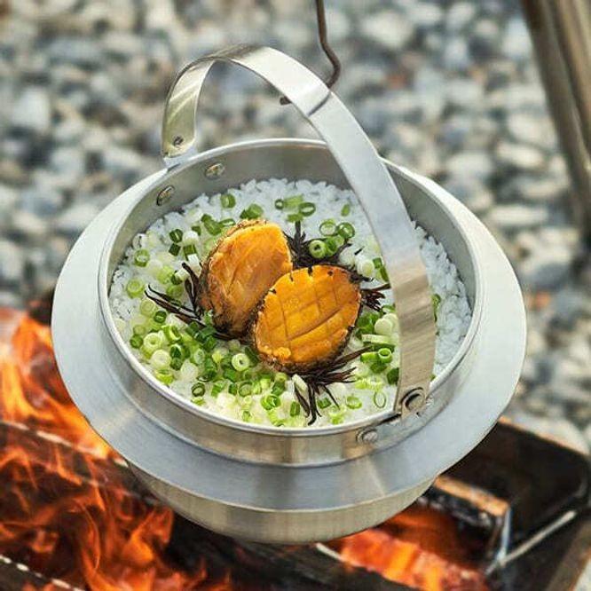 바겐슈타이거 스텐 가마솥 캠핑 냄비 통3중 쿠커 아웃백 칼드런 16cm