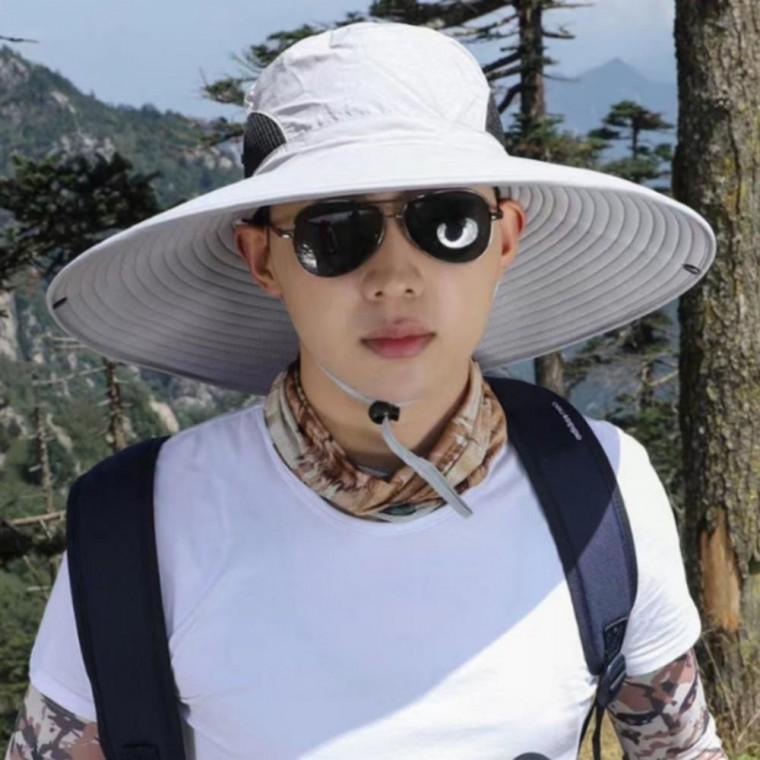 챙넓은 햇빛 차단 벙거지 사파리 모자 그늘막 모자 남녀공용 등산 낚시 캠핑 야외 활동 아웃도어 캡