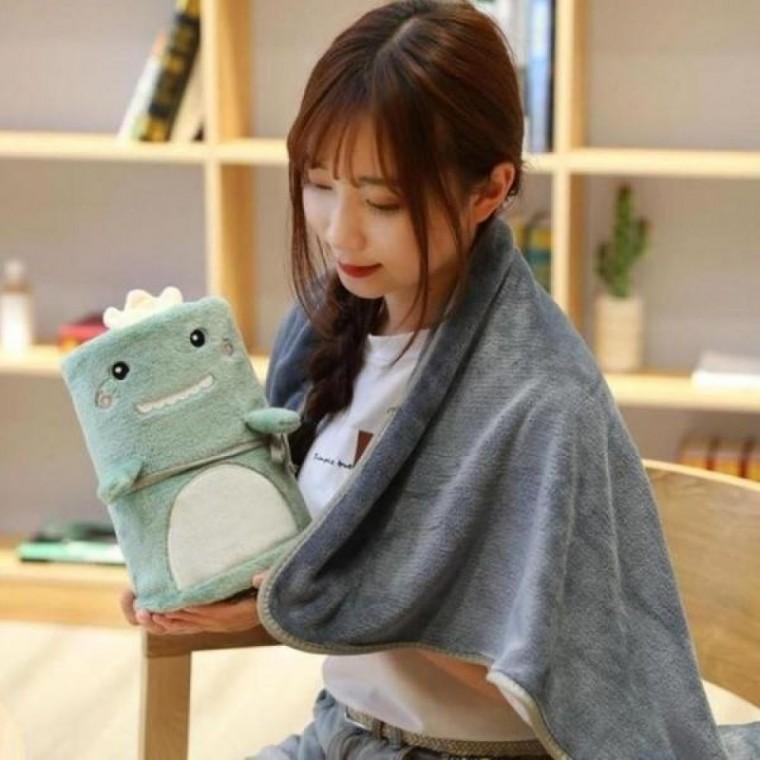 무릎담요 사무실 학교 휴대용 기내 쇼파 어깨