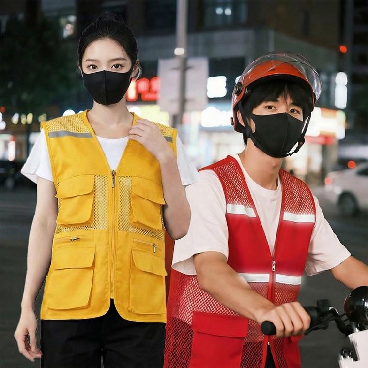 여름 망사 안전조끼 작업용조끼 회사작업복 공구 배달 현장 노가다 남자 메쉬 단체복(당일출고)