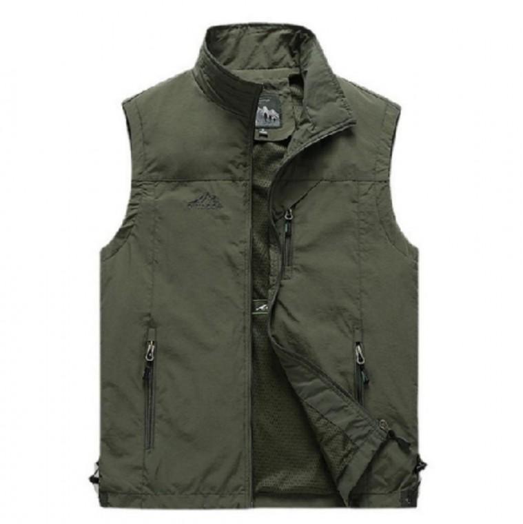 남성 간절기 아웃도어 전술 작업 베스트 캐주얼 조끼