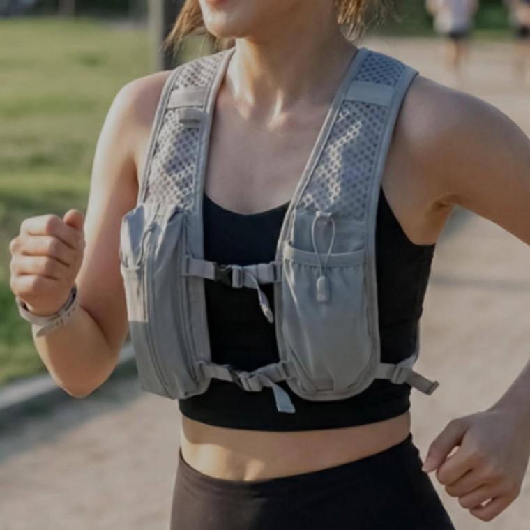 마라톤 베스트 런닝 러닝 등산 휴대용 보관 초경량 소지품 아웃도어 조끼