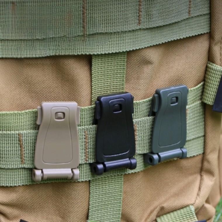 몰리클립 가방연결 몰리 시스템 스트랩 웨빙끈 전투 클립 연결 조끼 끈