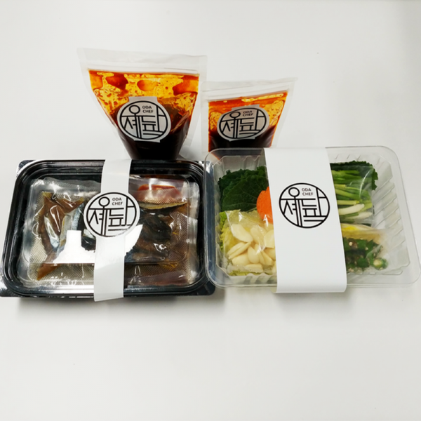 진공포장 구룡포 꽁치 과메기 가족용 4인 야채세트