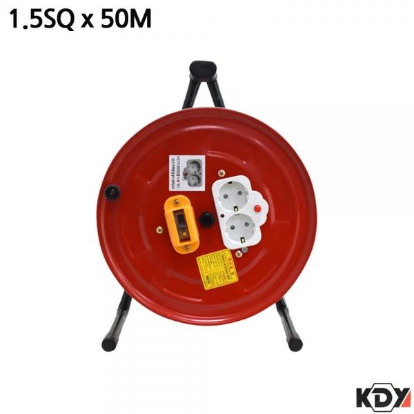 KDY 차단형 전선릴 전기연장선 1.5SQ x 50M