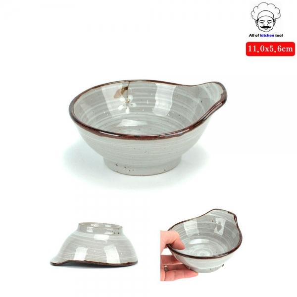 로코 설화 도자기 덴다시 도자기 양념그릇