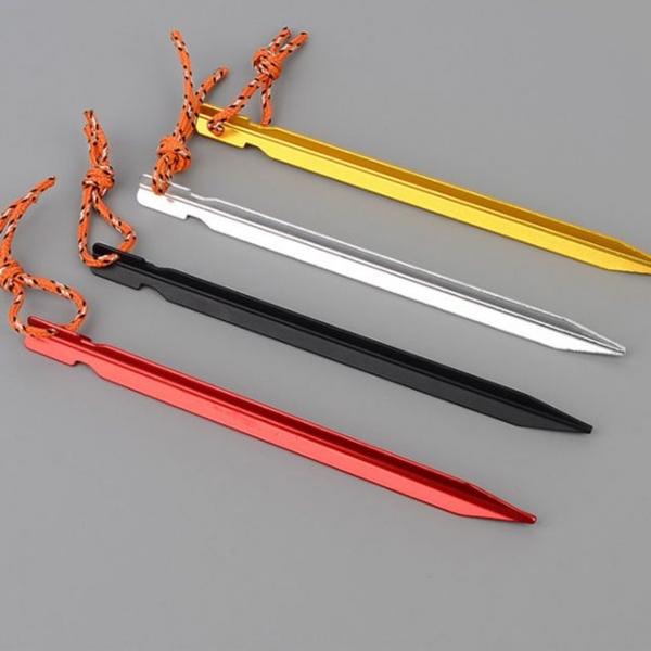 텐트고정핀1P X10개(랜덤) 알루미늄못 텐트말뚝 Y형핀