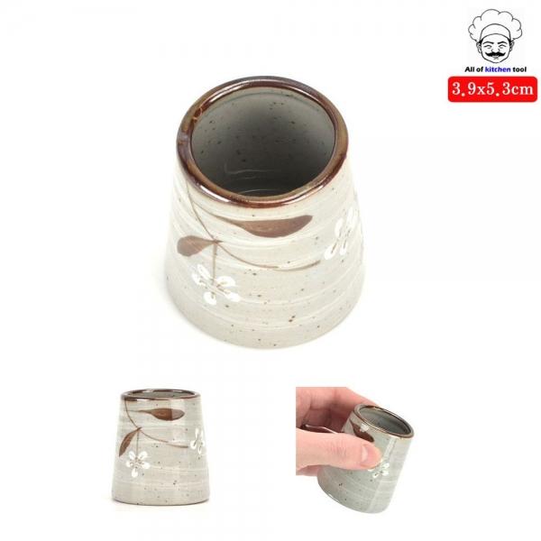 로코 설화 도자기 요지통 이쑤시개통