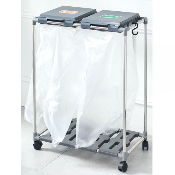 재활용 2단 분리수거함