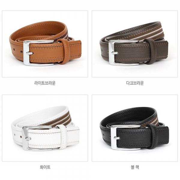 남학생 남성 면바지 청바지 맞춤 코디 패션 벨트 4색