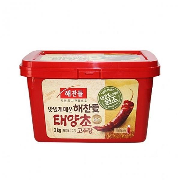 해찬들태양초골드고추장3kg