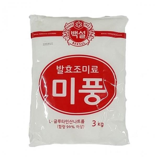 푸드 CJ백설 미풍 3kg