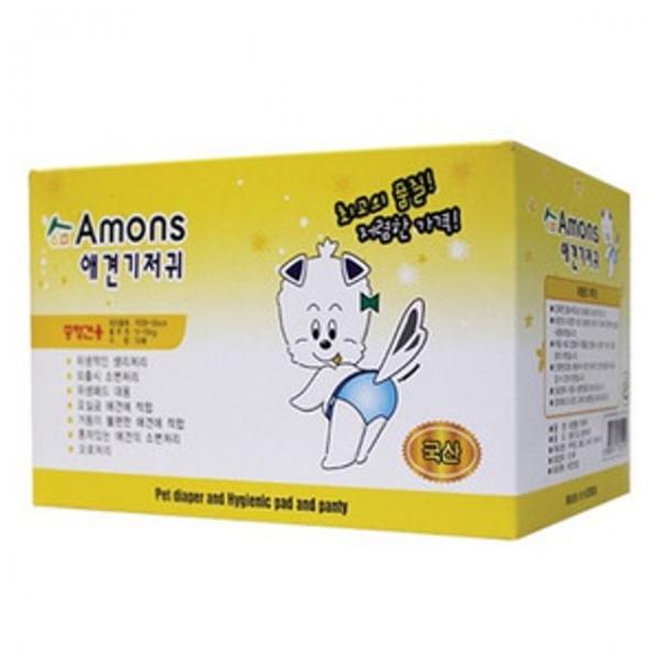 아몬스 강아지 기저귀 애견 귀저기 중형견용10매