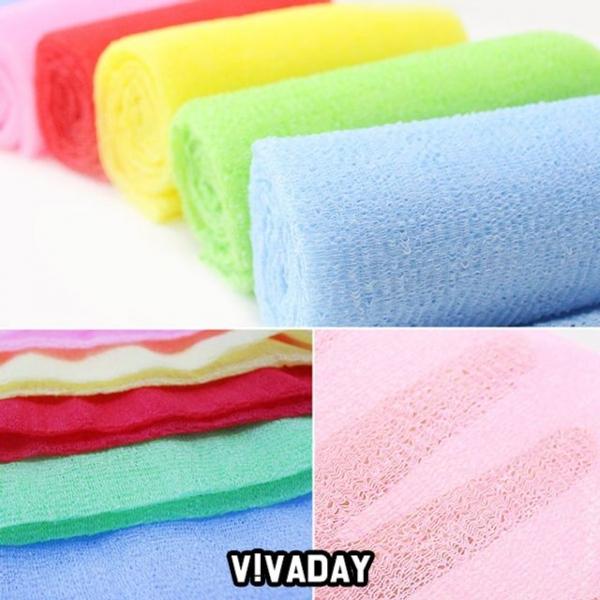 MY 웨이브 샤워타올 목욕용품 때밀이 랜덤