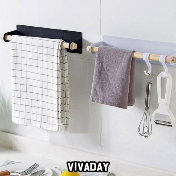 MY 부착식 우드다용도걸이 주방걸이