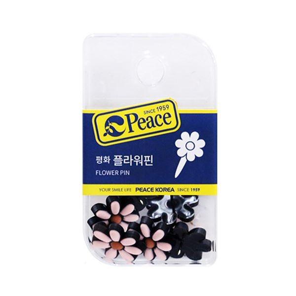 평화 플라워핀