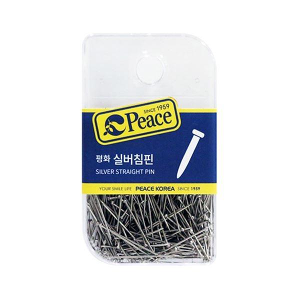 평화 실버침핀 no.15