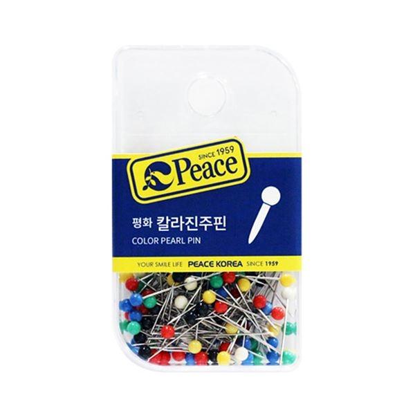 평화 칼라진주핀
