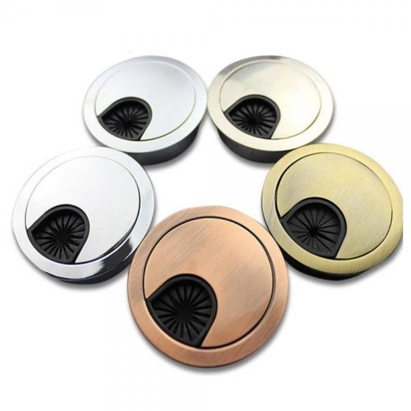 케이블아웃렛 50mm 펄크롬 전선캡 홀커버 마개