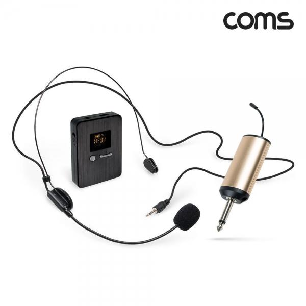 채널A UHF 무선 헤드셋 마이크 세트