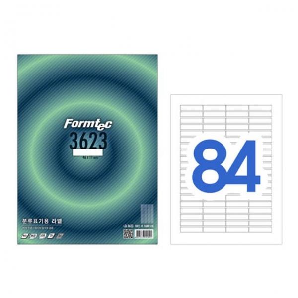 폼텍 슬라이드라벨 LQ3623 84칸 20매x2개