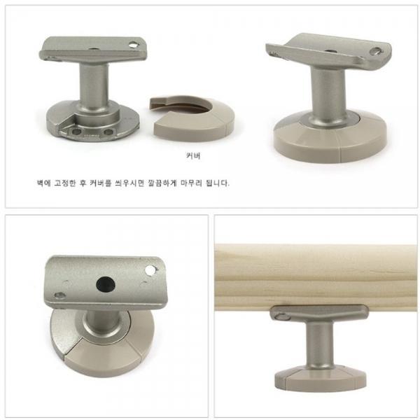 복도 난간 벽면 지지대 핸드레일 수직 고정 거치대