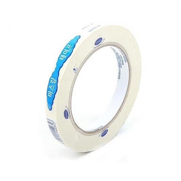 두리마스킹테이프 12mm 40m-미색 - 38326