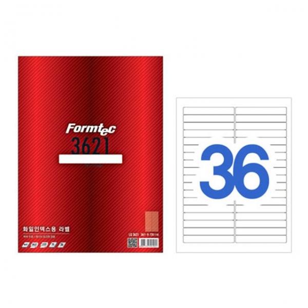 폼텍 화일인덱스라벨지 LQ3621 36칸 20매x2개