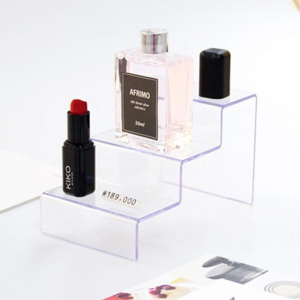 디피용품 진열대 투명 아크릴 계단형 2개 케이스 선반