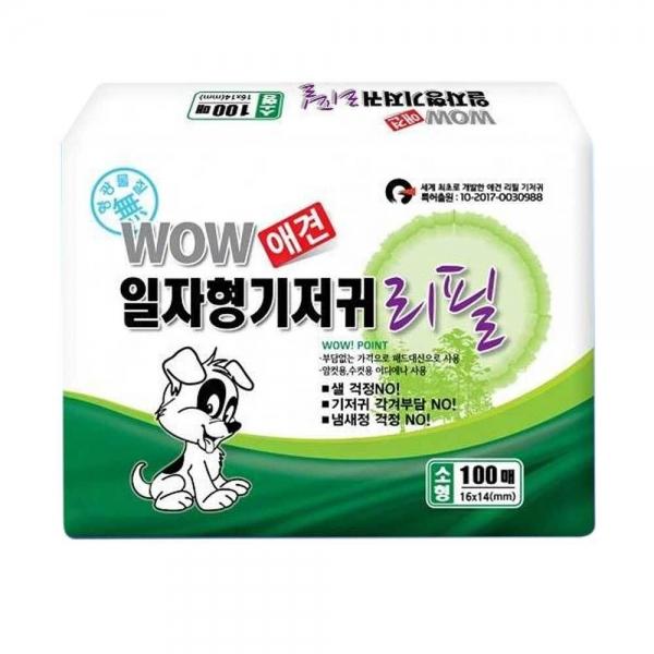 애견 애묘 강력 흡수 기저귀 패드 소형 리필 100매