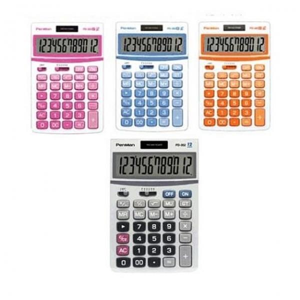 펜맨계산기 PD-352 일반.핑크.블루.오렌지 - 41048