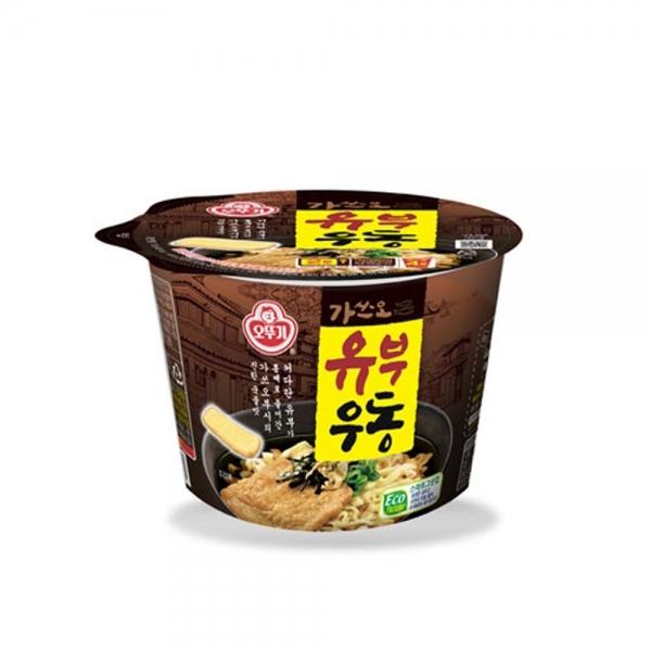 오뚜기 가쓰오 유부우동 100g 12개 1박스 큰컵 컵라면